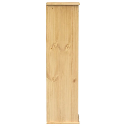 vidaXL CD Cabinet "Corona" 40x30x110 cm Solid Wood Pine 6