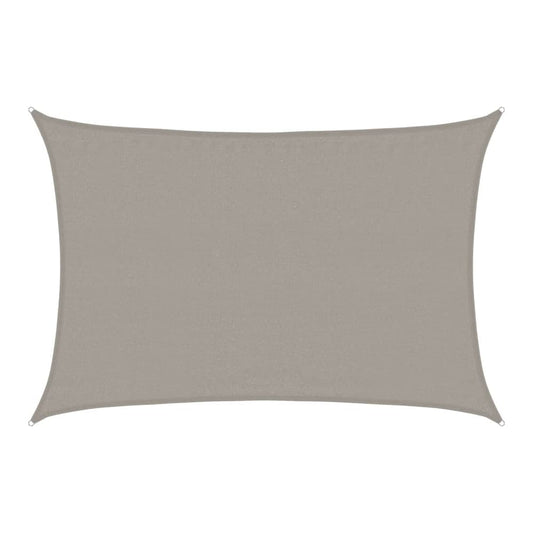 Sunshade Sail 160 g/m² 3.5x5 m HDPE Width 3.5 m Drop 5 m Light grey