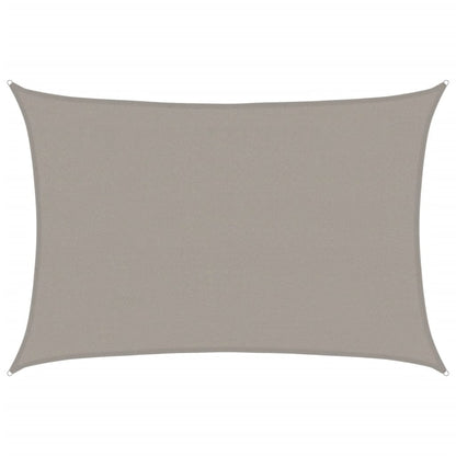 vidaXL Sunshade Sail 160 g/m² Rectangular Light Grey 4x5 m HDPE 2