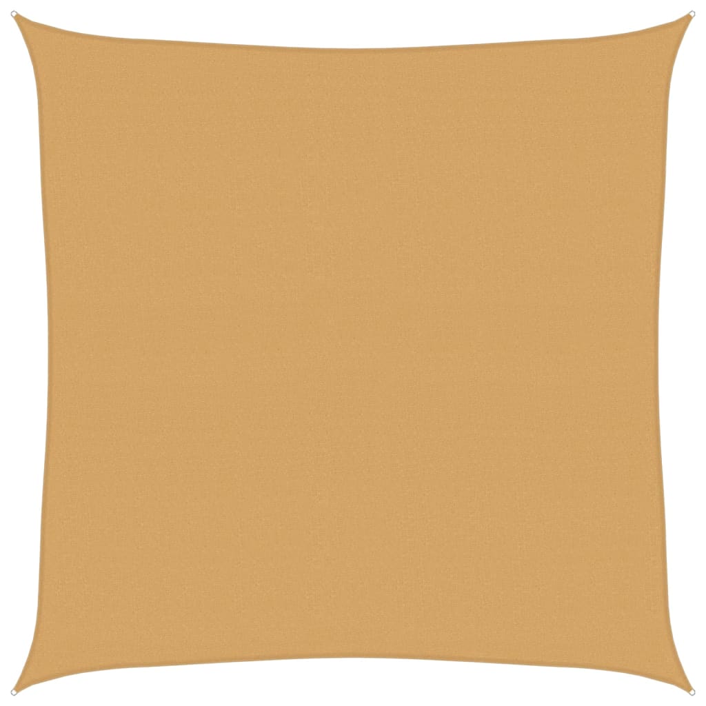 vidaXL Sunshade Sail 160 g/m² Square Sand 4.5x4.5 m HDPE 2