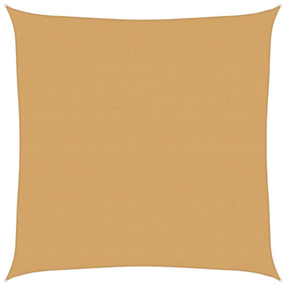 vidaXL Sunshade Sail 160 g/m² Square Sand 5x5 m HDPE 2