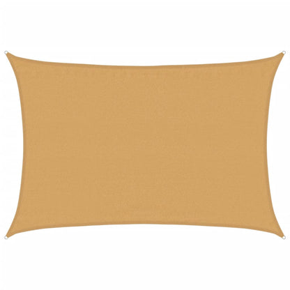 vidaXL Sunshade Sail 160 g/m² Rectangular Sand 3.5x5 m HDPE 2