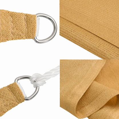 vidaXL Sunshade Sail 160 g/m² Rectangular Sand 4x6 m HDPE 6