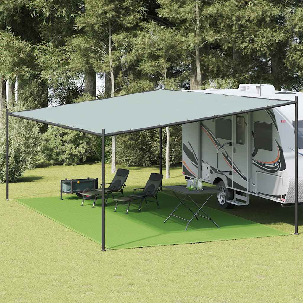 vidaXL Tent Carpet Light Green 400x600 cm HDPE 1