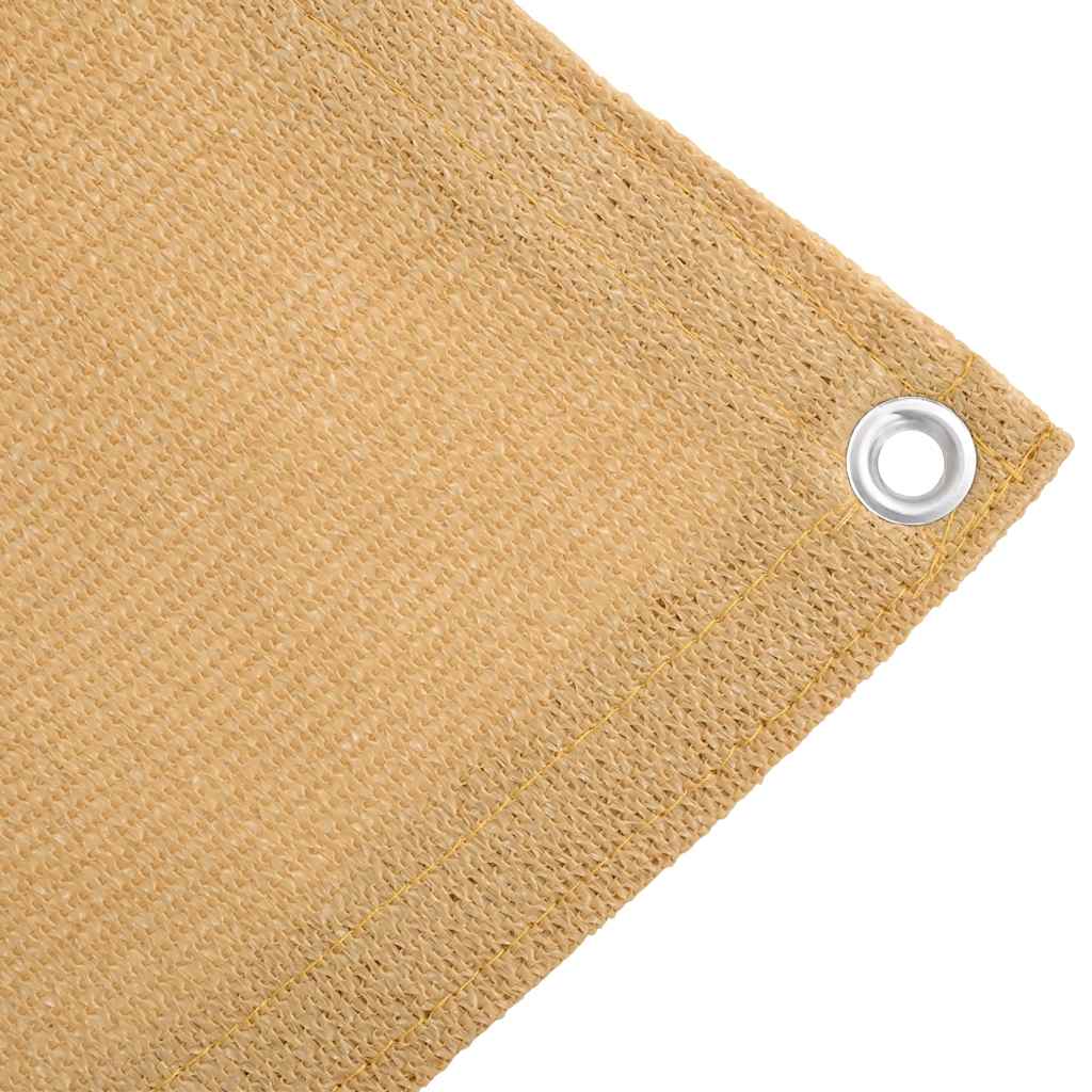 vidaXL Tent Carpet Sand 400x700 cm HDPE 4