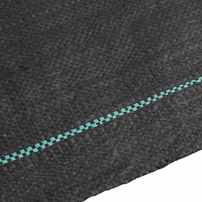 vidaXL Weed Membrane Black 1.5x100 m PP 4