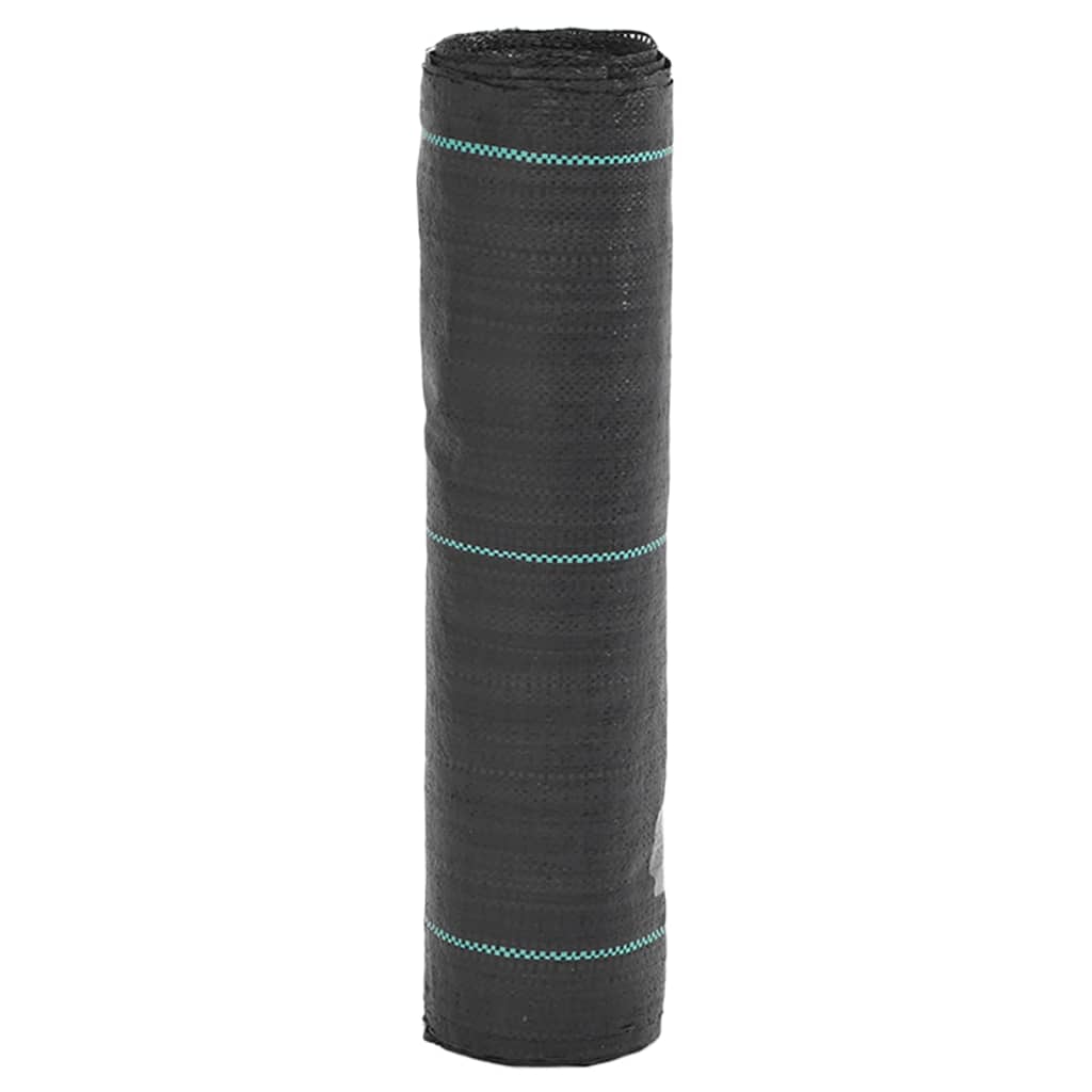 vidaXL Weed Membrane Black 0.5x200 m PP 1
