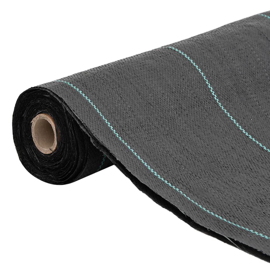vidaXL Weed Membrane Black 0.5x200 m PP 2