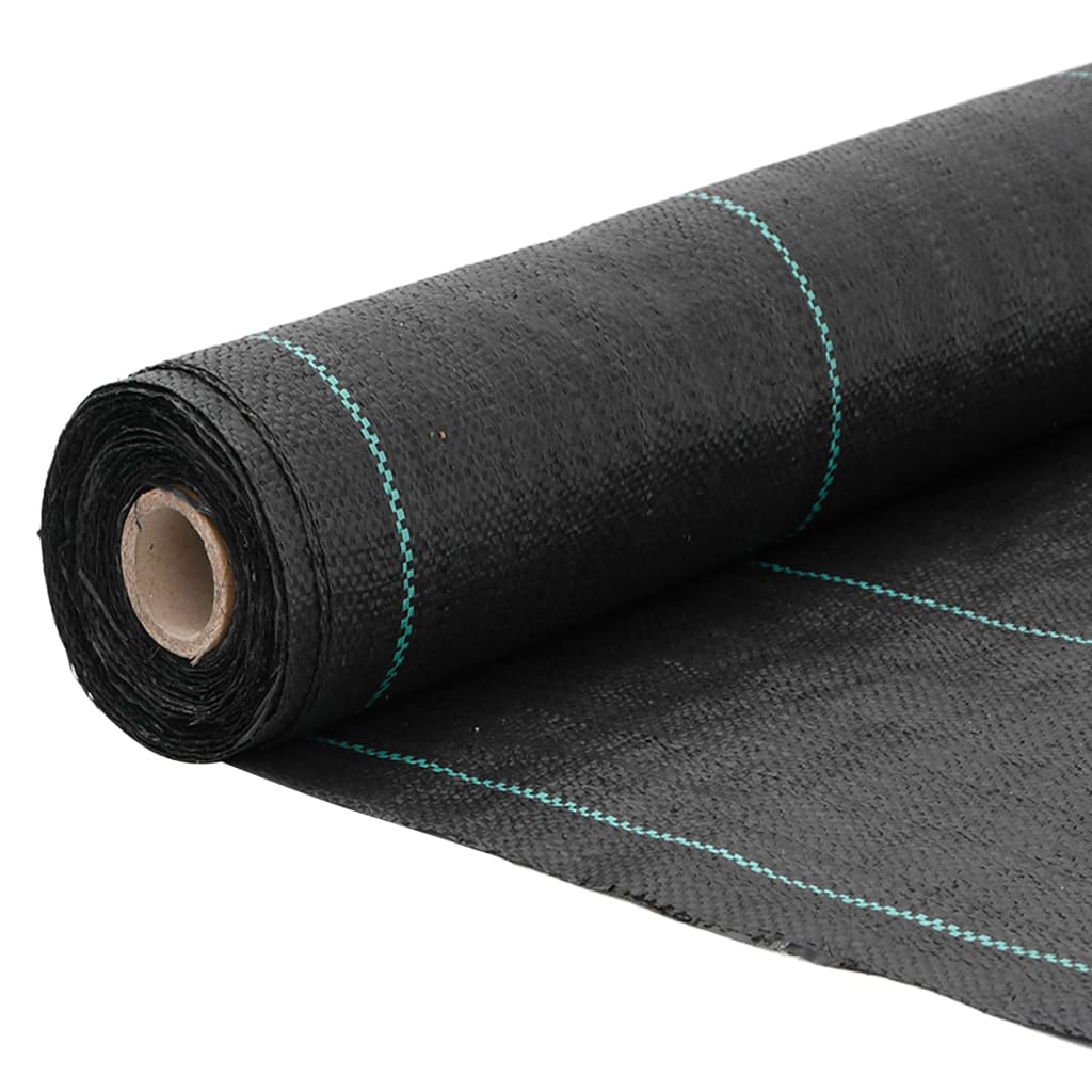 vidaXL Weed Membrane Black 0.5x200 m PP 3