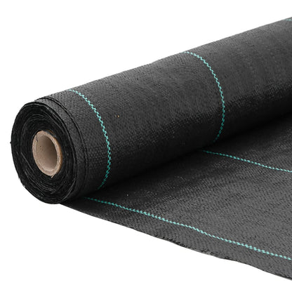 vidaXL Weed Membrane Black 0.5x200 m PP 3