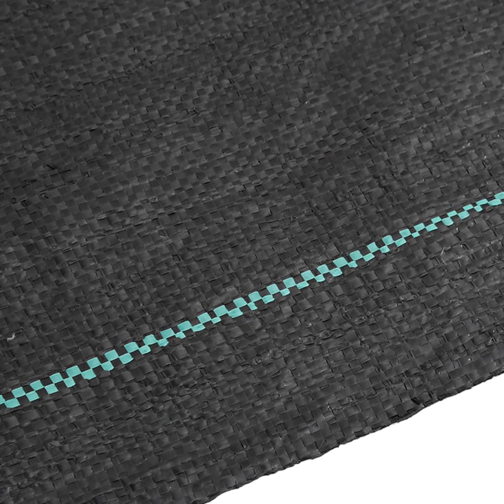 vidaXL Weed Membrane Black 0.5x200 m PP 4