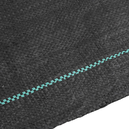vidaXL Weed Membrane Black 0.5x200 m PP 4