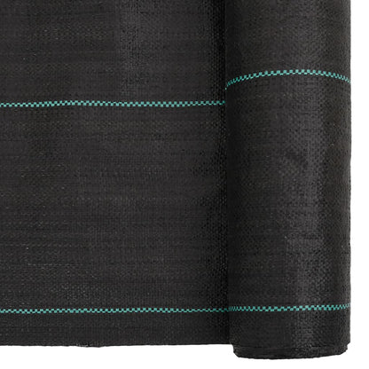 vidaXL Weed Membrane Black 0.5x200 m PP 6