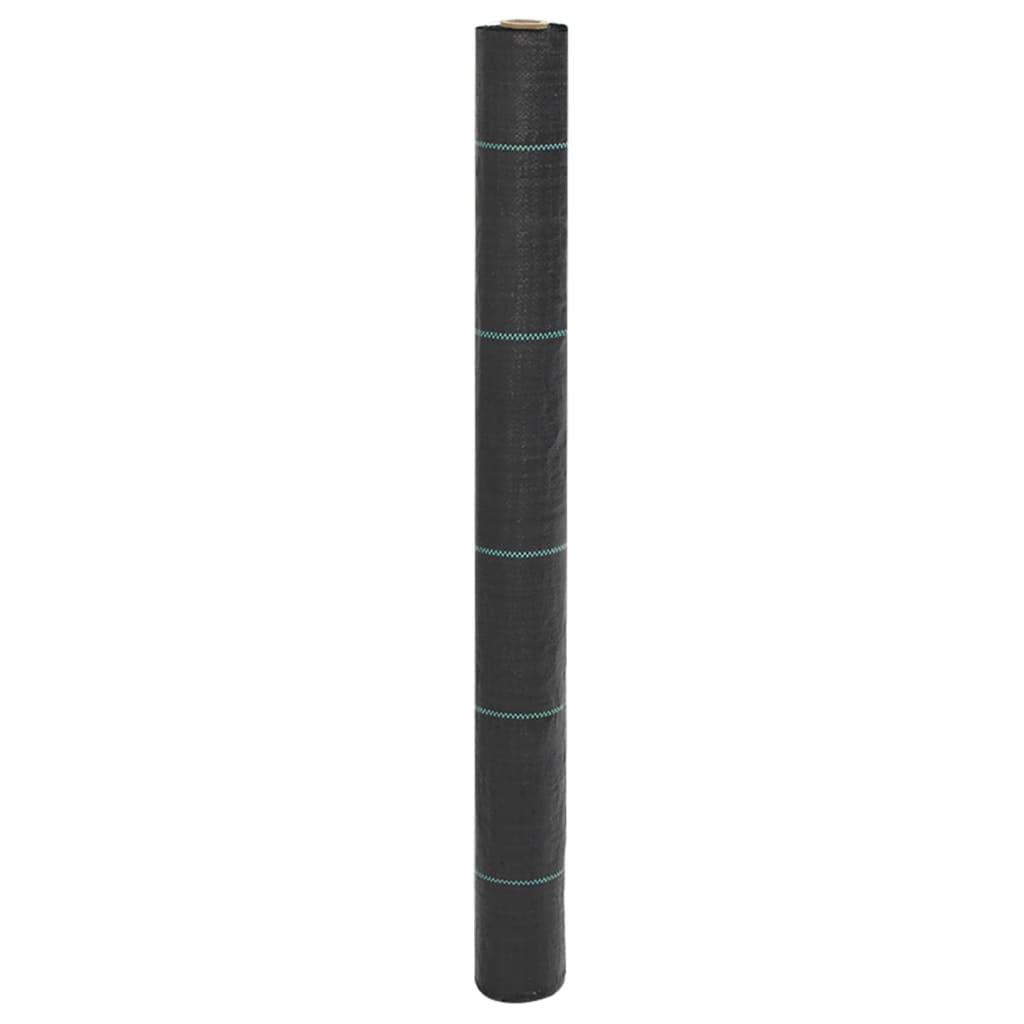 vidaXL Weed Membrane Black 1x150 m PP 1