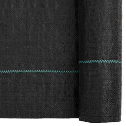 vidaXL Weed Membrane Black 1x150 m PP 6