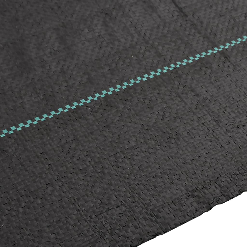 vidaXL Weed Membrane Black 4x25 m PP 4