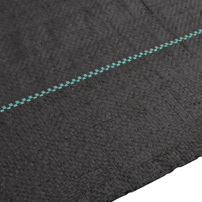 vidaXL Weed Membrane Black 4x25 m PP 4