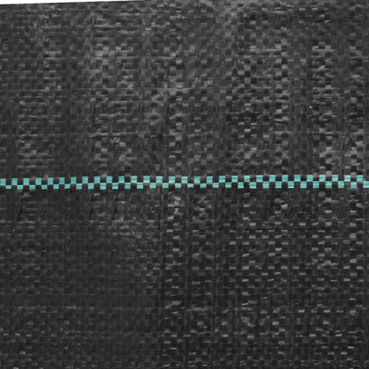 vidaXL Weed Membrane Black 4x25 m PP 5