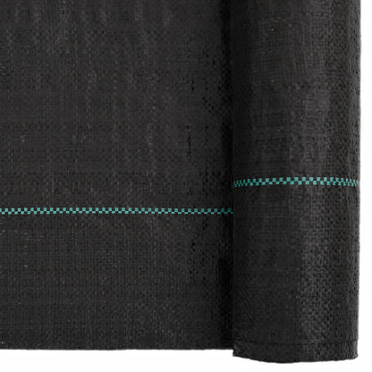 vidaXL Weed Membrane Black 4x25 m PP 6