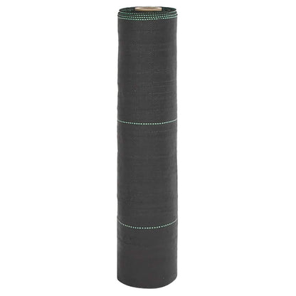vidaXL Weed Membrane Black 0.5x150 m PP 1