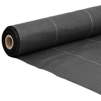 vidaXL Weed Membrane Black 0.5x150 m PP 3
