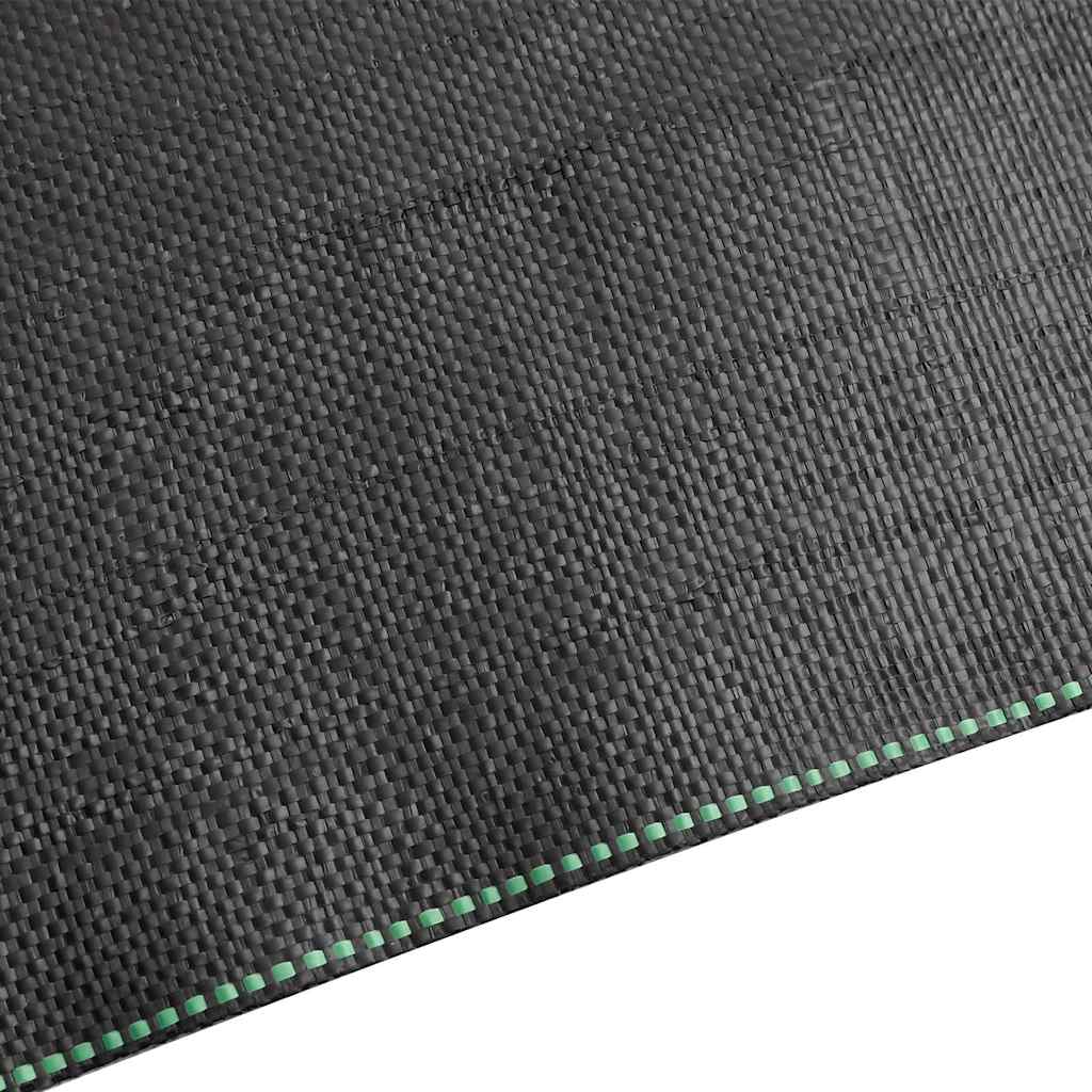 vidaXL Weed Membrane Black 0.5x150 m PP 4