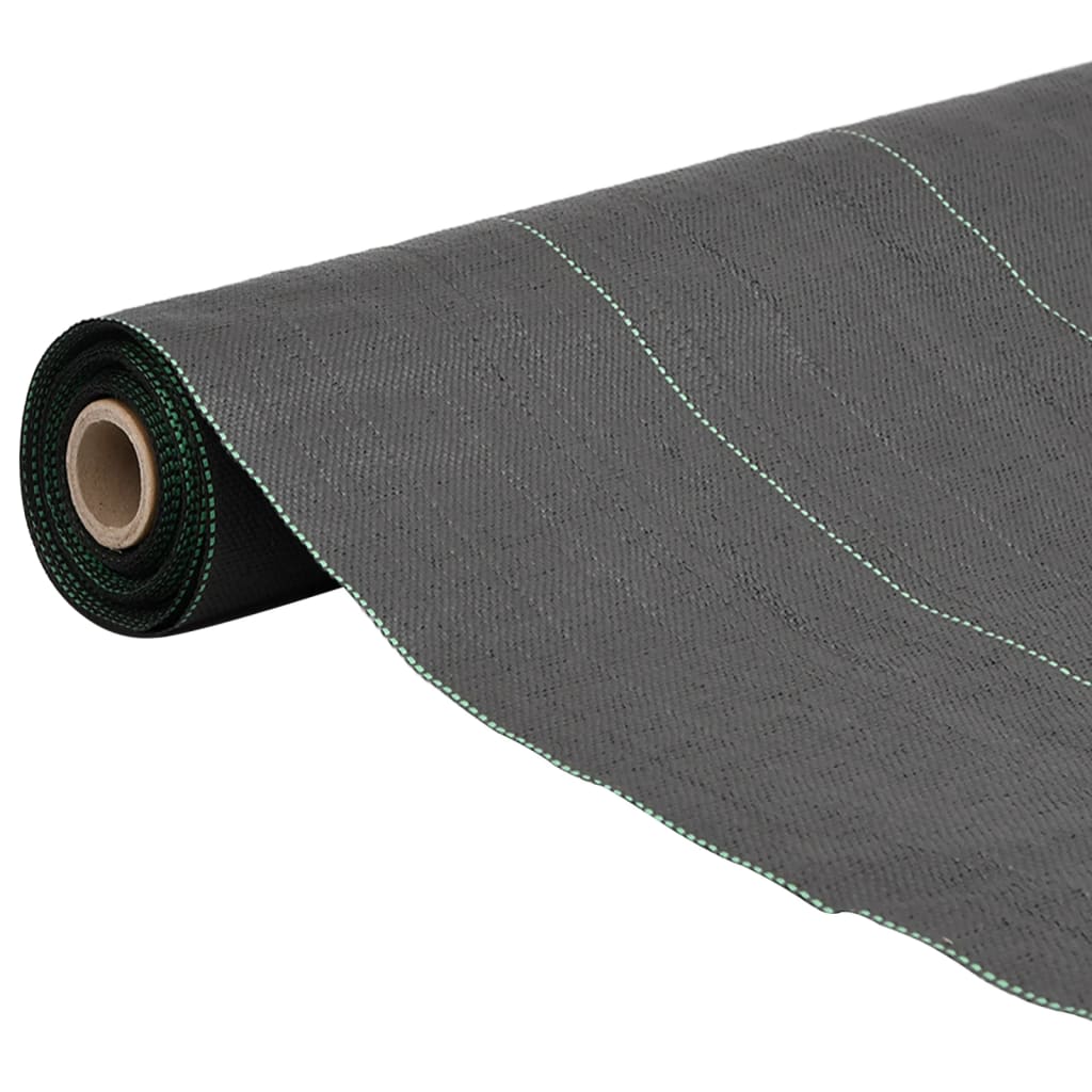 vidaXL Weed Membrane Black 1x50 m PP 2