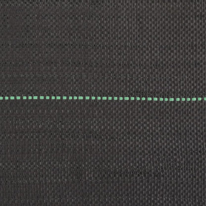 vidaXL Weed Membrane Black 1.5x25 m PP 5