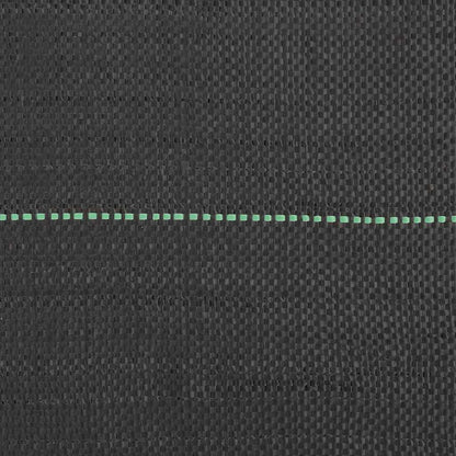 vidaXL Weed Membrane Black 1.5x50 m PP 5