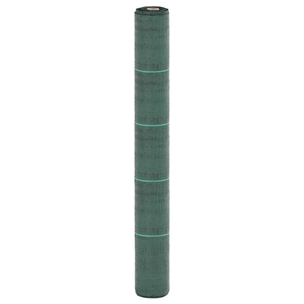 vidaXL Weed Membrane Green 1x200 m PP 1