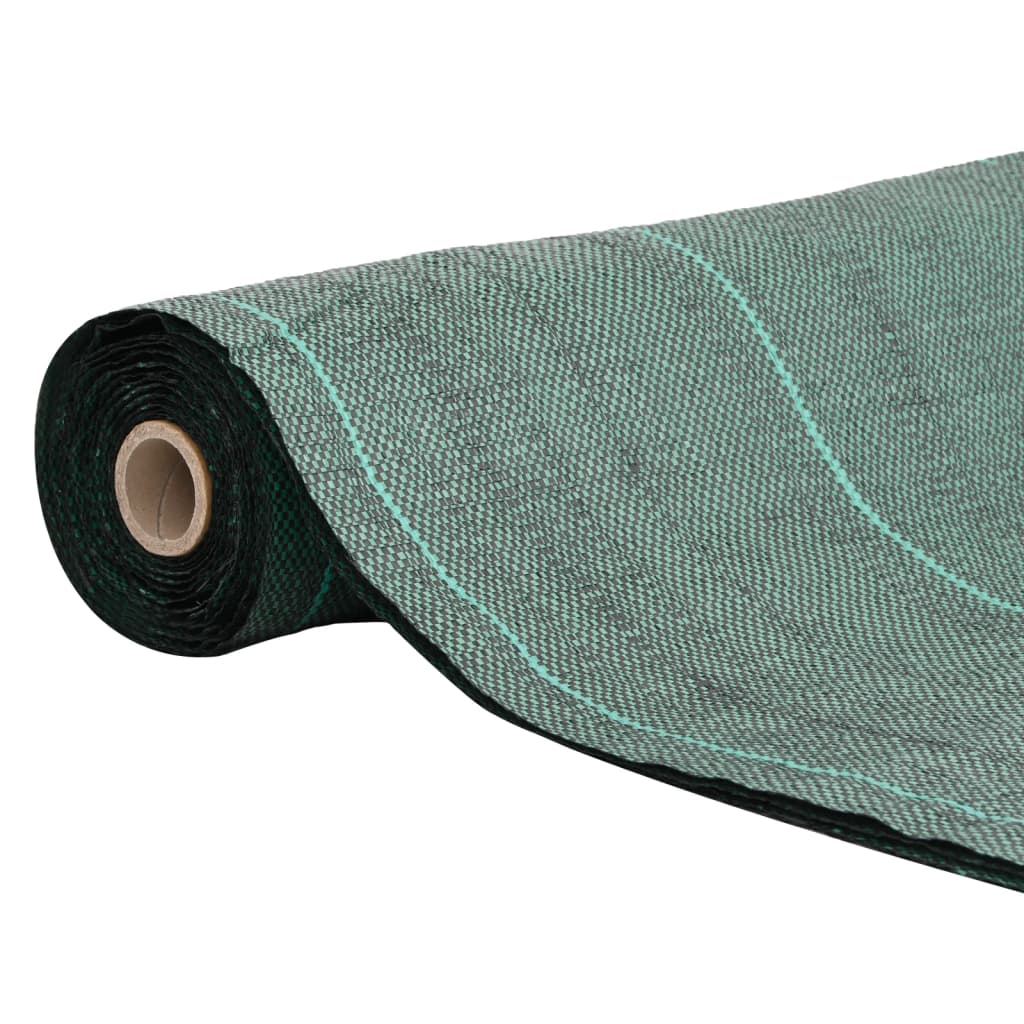 vidaXL Weed Membrane Green 1x200 m PP 2
