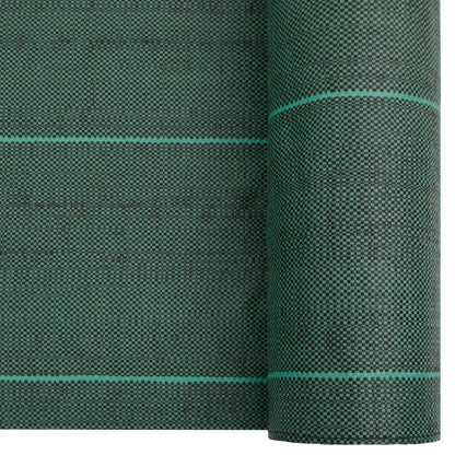 vidaXL Weed Membrane Green 1x200 m PP 4