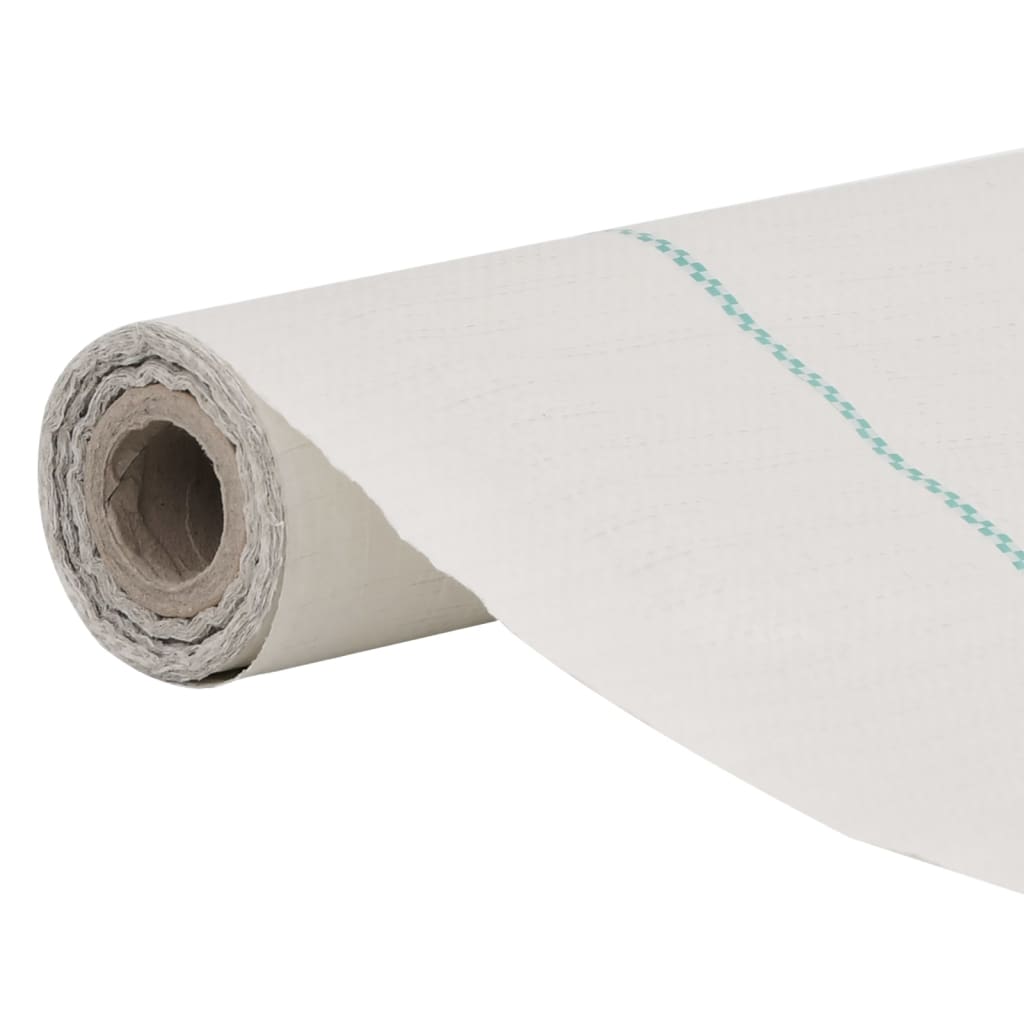 vidaXL Weed Membrane White 1.5x150 m PP 3