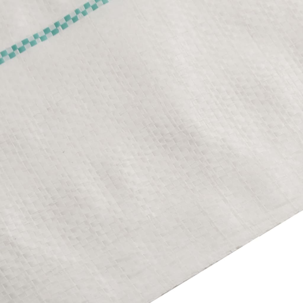 vidaXL Weed Membrane White 2x100 m PP 2