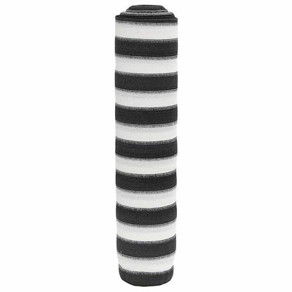 vidaXL Privacy Net Anthracite and White 2x25 m HDPE 150 g/m² 1