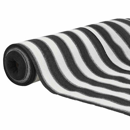 vidaXL Privacy Net Anthracite and White 2x25 m HDPE 150 g/m² 3