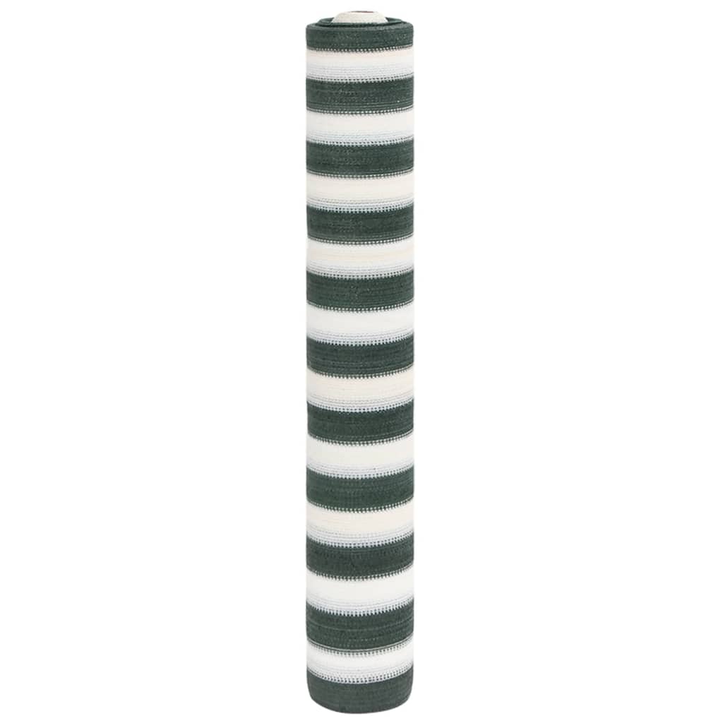 vidaXL Privacy Net Green and White 1.8x50 m HDPE 75 g/m² 1