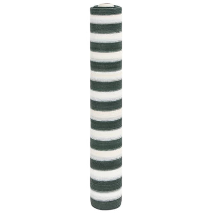 vidaXL Privacy Net Green and White 1.8x50 m HDPE 75 g/m² 1