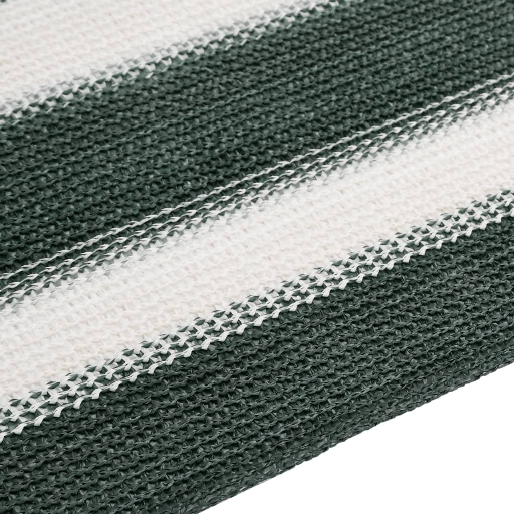 vidaXL Privacy Net Green and White 1.8x50 m HDPE 75 g/m² 5