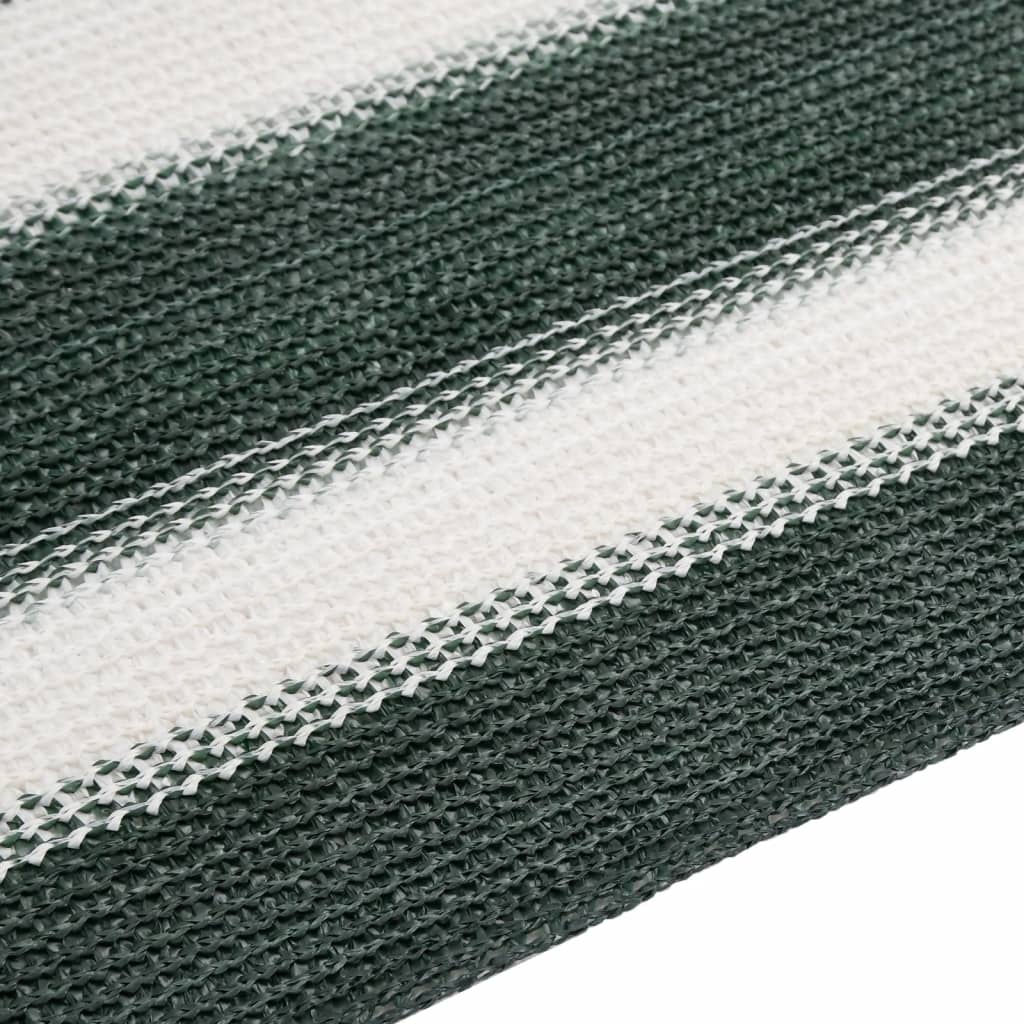 vidaXL Privacy Net Green and White 1.5x25 m HDPE 150 g/m² 5