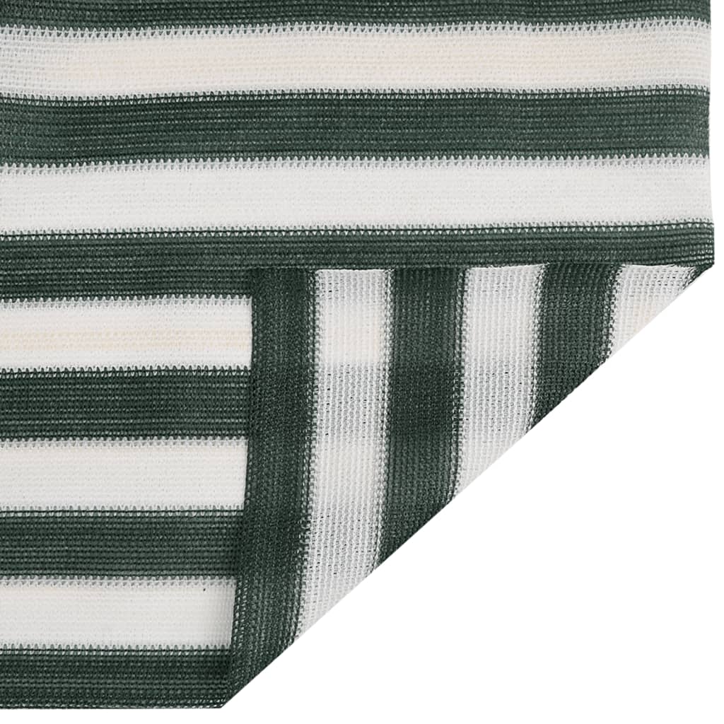 vidaXL Privacy Net Green and White 2x25 m HDPE 150 g/m² 4