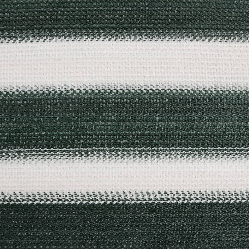 vidaXL Privacy Net Green and White 2x25 m HDPE 150 g/m² 6