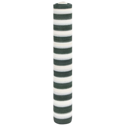 vidaXL Privacy Net Green and White 1.5x25 m HDPE 195 g/m² 1