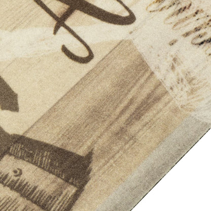 vidaXL Kitchen Rug | Coffee Brown | Velvet (100% polyamide), Latex | 300x60 cm 3
