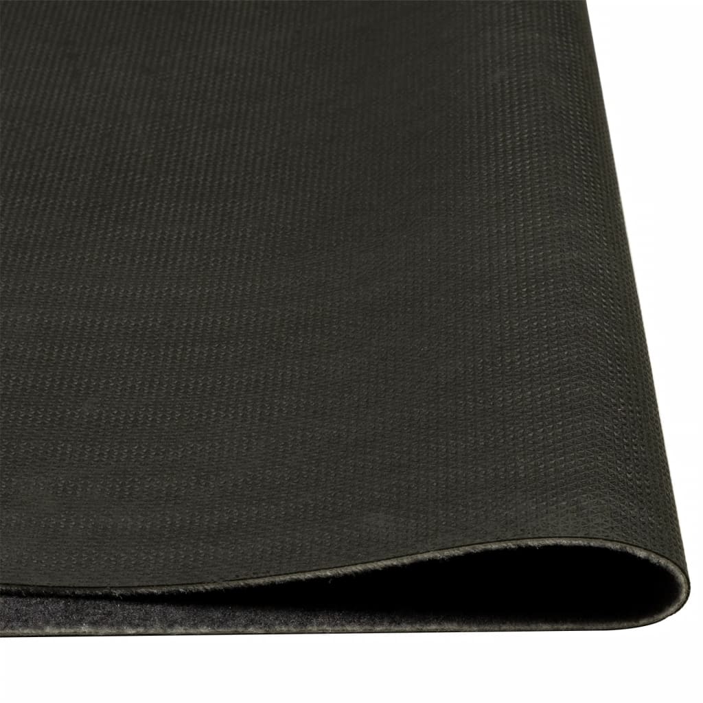 vidaXL Kitchen Rug Washable Wine Grey 60x300 cm Velvet 4