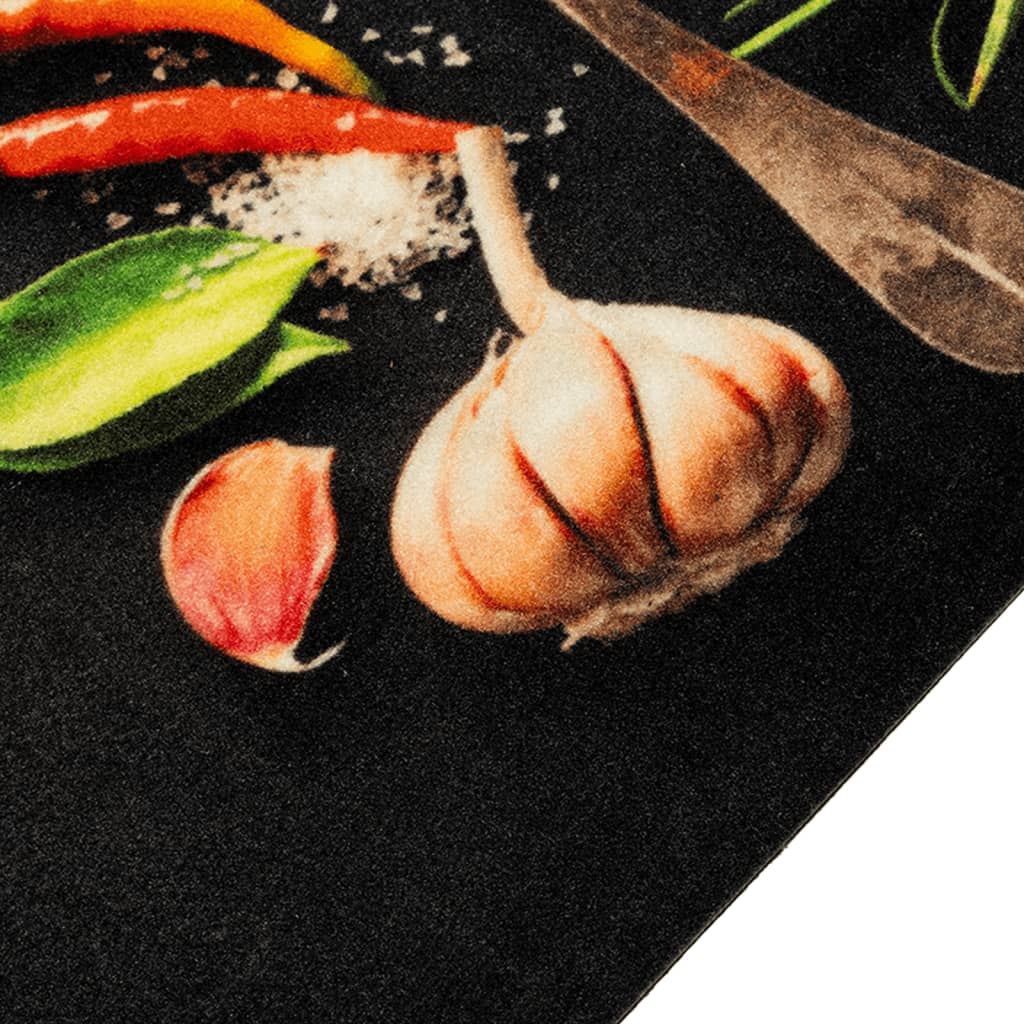 vidaXL Kitchen Rug Washable Spices 60x300 cm Velvet 3