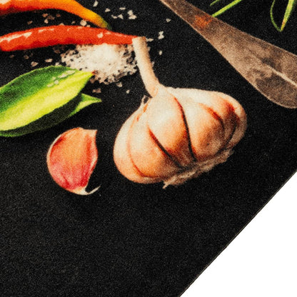 vidaXL Kitchen Rug Washable Spices 60x300 cm Velvet 3