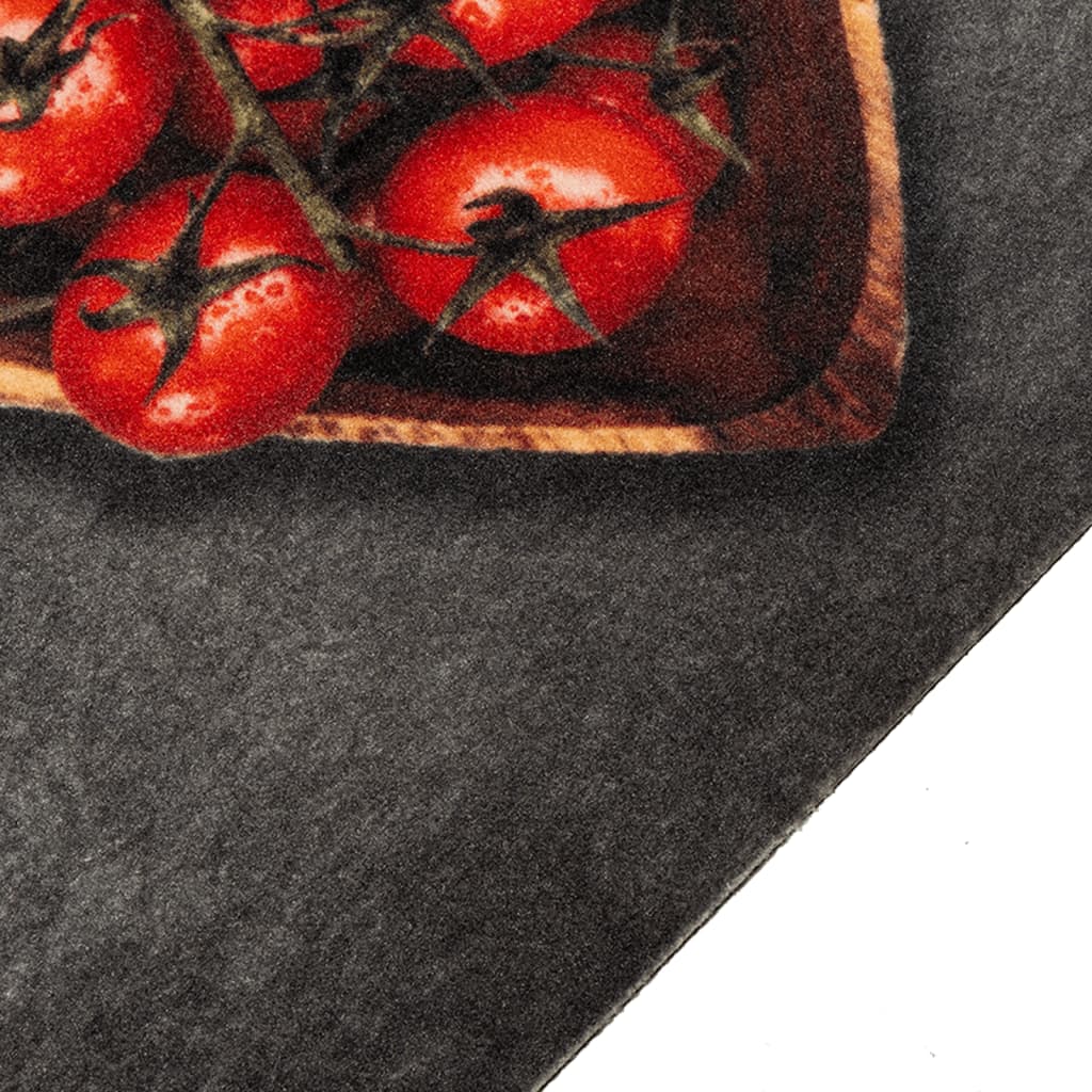 vidaXL Kitchen Rug Washable Cooking Text 60x300 cm Velvet 3