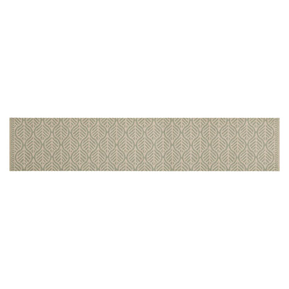 vidaXL Kitchen Rug Washable Leaves 60x300 cm Velvet 2