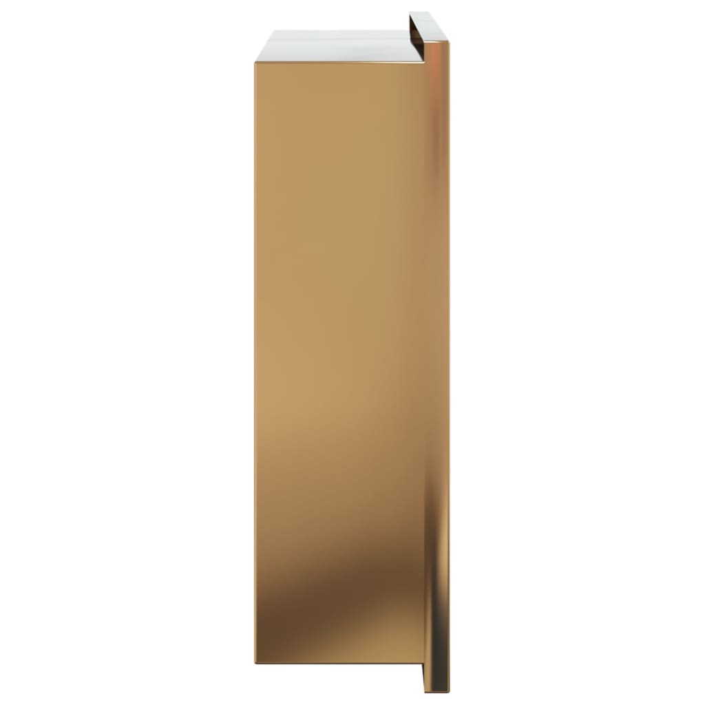 vidaXL Shower Niche Brushed Gold 32x32x9 cm Stainless Steel 5